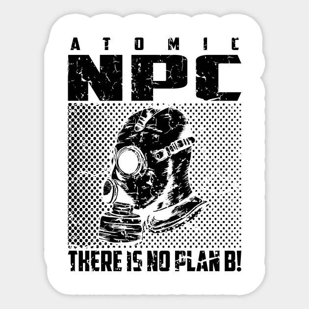 ATOMIC NPC 11 Sticker by 2 souls